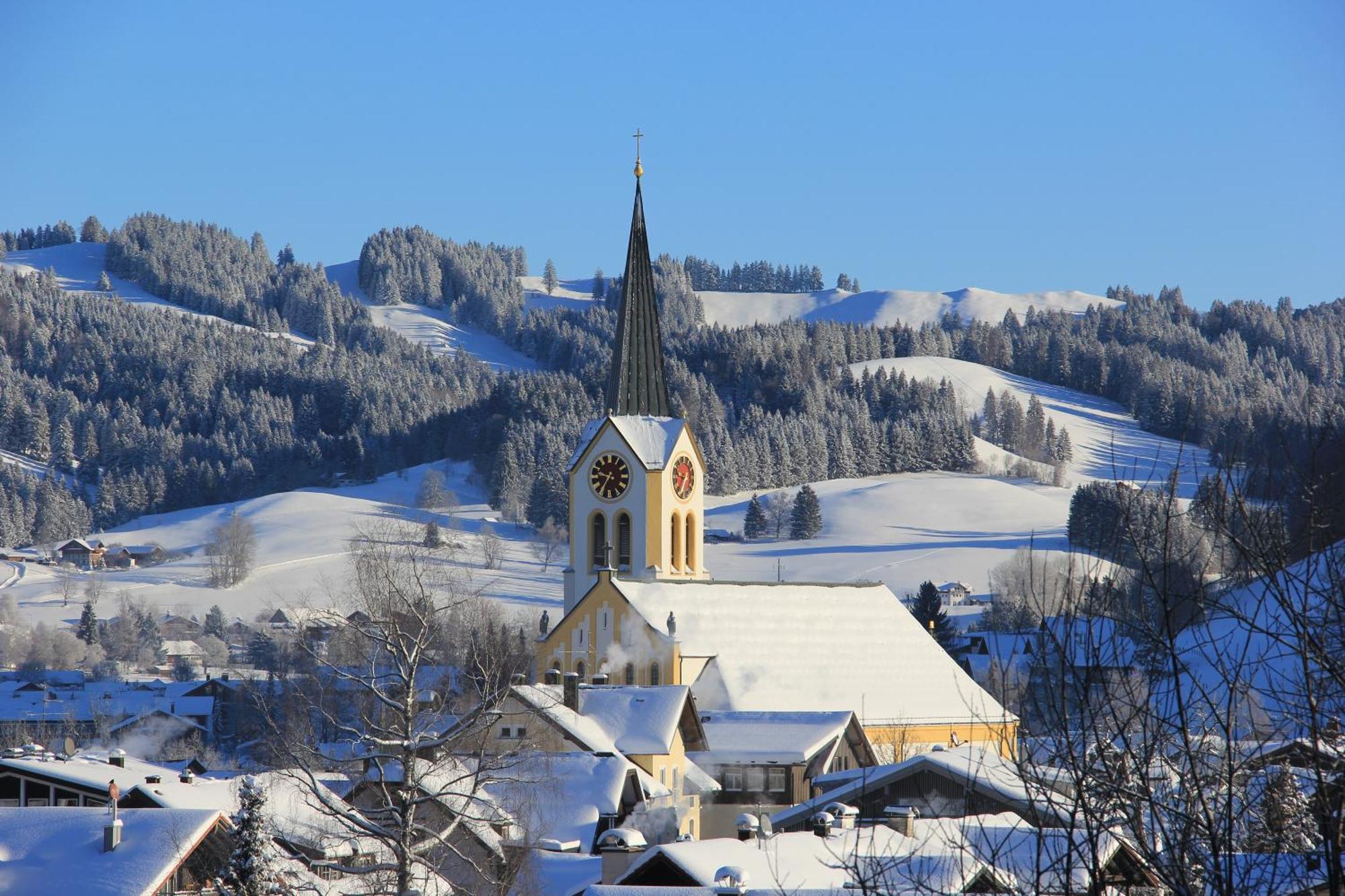 Heimatel - Ferienwohnungen Steibis Oberstaufen Exteriör bild